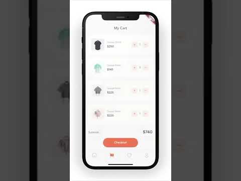 Flutter Shop App UI #Shorts