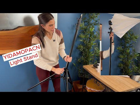 YIDAMOPACN Light Stand, heavy duty, tall and adjustable #tripod #lightstand #photography