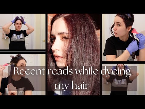 Talking about books while I ruin my hair