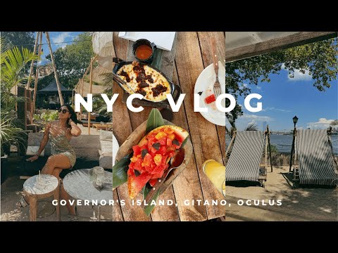 NYC VLOG: Governor's Island, Gitano, Oculus, Aritzia, Zara Haul | Living in New York City