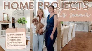 OUR CURRENT HOME PROJECTS | In-Progress Summer Home Projects Revealed! | FARMHOUSE LIVING