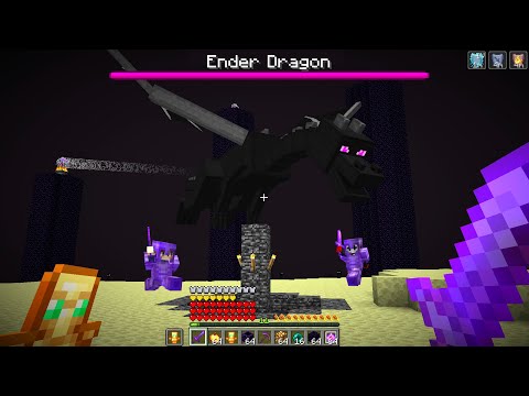 Fighting the BIGGEST END WAR in Minecraft...