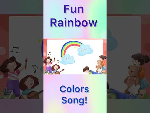 Learn Rainbow Colors 🌈 | Fun & Easy Colors Song for Kids #shorts