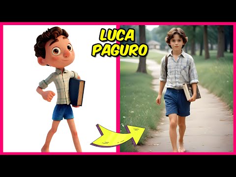 LUCA CHARACTERS IN REAL LIFE 🧜🌊 + Guess The Voice Quiz + Their Favorite Things! | Alberto, Giulia