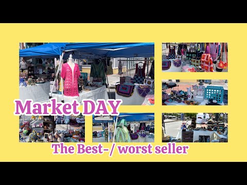 Crochet Market Day /Best sellers ,what didn’t sell & what I working on #crochet #amigurumi #yarn