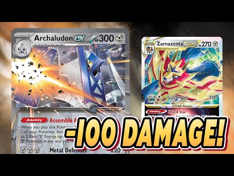 Tank HUGE hits and make opponents pay with Archaludon ex!