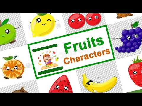 About Fruits |learn fruit character