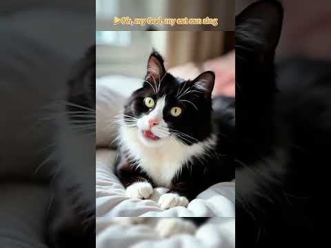 Oh, my God, my cat can sing #aipure#catsinger #catsounds