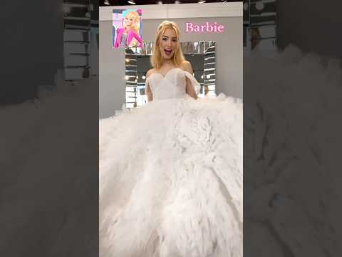 Wedding dresses inspired by Barbie Life in the Dreamhouse💗🌸🎀 #weddingdress #barbie