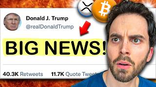 LEAKED: Donald Trump To Issue Crypto Executive Order on First Day in Office (XRP & Bitcoin)