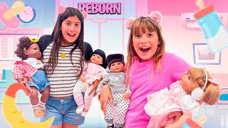 HISTÓRIA ENGRAÇADA com BEBÊ REBORN - Toia e @MariaClaraeJP