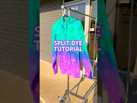 Split Tie-Dye Tutorial