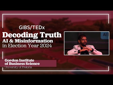 GIBS/TEDx - Misinformation: Regulation of AI – Prof Manoj Chiba