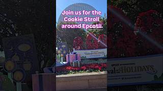 🎄 Strolling through Epcot for the Holiday Cookie Stroll. #epcotholidays #festivaloftheholidays