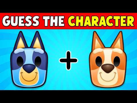 Guess The Bluey Characters By EMOJI 😍🐶💙 Bluey Animation Emoji Quiz | Bingo, Bluey, Socks, Bandit