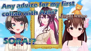 Subaru asks Sora for advice on collab with Azki, but Sora has full confidence on Subaru [hololive]