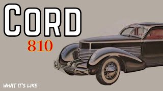 1936 Cord 810, It’s crazy to think that this car is front wheel drive!￼