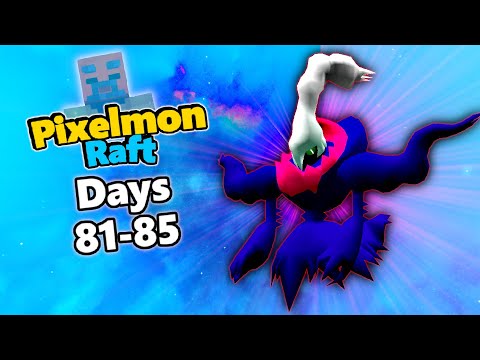 Minecraft Pixelmon Raft - Spoopy Wisdom (Days 81-85)