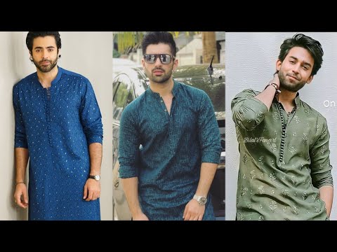 elegant simple Kurta designs|| simple Eid collection of kurta|| Kurtas for Men