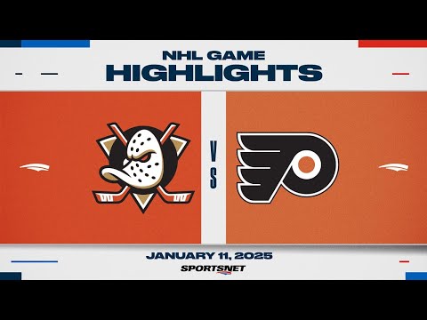 NHL Highlights | Ducks vs. Flyers - January 11, 2025