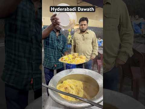 Hyderabadi Dawath Ka Zabardast Khana #viralvideo #ytshorts #shortsvideo #hyderabadidawath