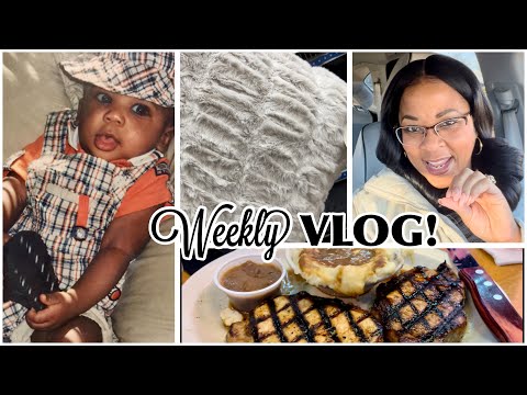 VLOG! Shop and Run Errands With Me + It's Isaiah's Birthday! Salmon Dinner + Come To Church With Me