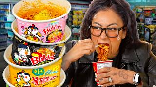 Mexican Moms Try to Eat EVERY Buldak Flavor