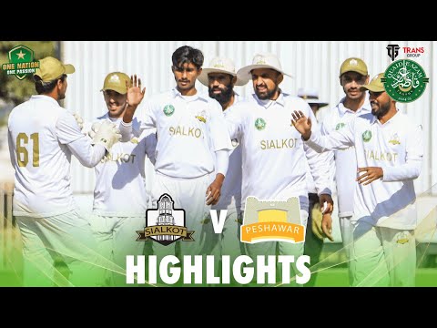 Full Highlights | Sialkot Region vs Peshawar Region | Day 3 | Quaid-e-Azam Trophy Final | PCB