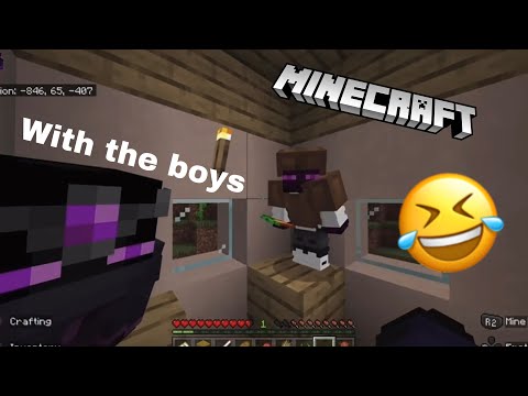 Minecraft with the boys episode 1￼