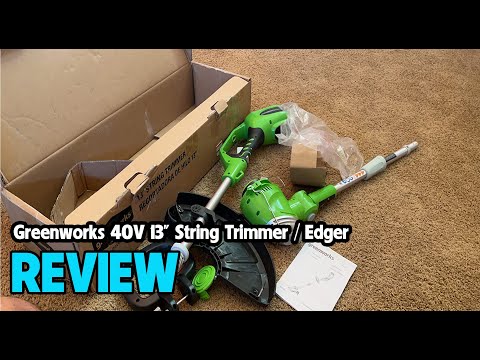 Greenworks 40V 13" String Trimmer / Edger-REVIEW