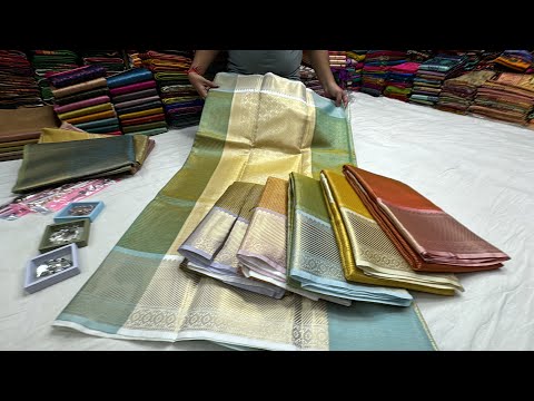 Chickpet Bangalore Wholesale Sarees ! Latest Trending Sarees ! Single Saree Courier Available