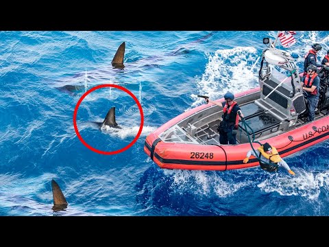 US Coast Guard Encounters SHARKS and Then THIS HAPPENED...