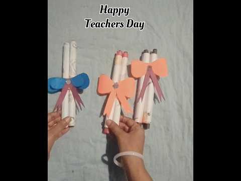 ✨Teachers day gift ideas/Diy Teachers Day pop-up card ideas #shorts #art #diy #craft #youtubeshorts