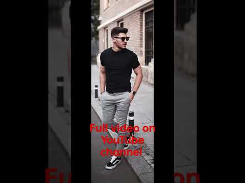 Most Stylish Black T-Shirt Outfits For Men | Men's Fashion 2022 |black tshirt dress outfit men