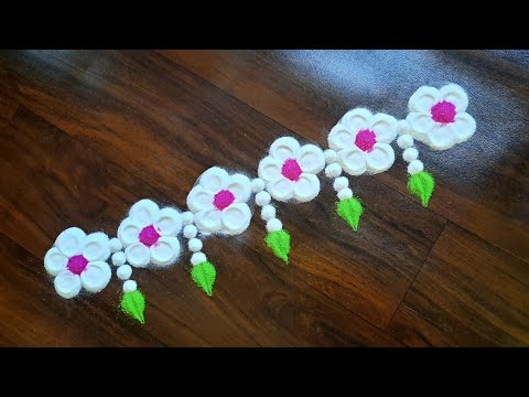 Border rangoli designs ❤💚|| rangoli border design || border rangoli design