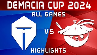 TES vs AL ALL GAMES Highlights | Demacia Cup Finals 2024 | Top Esports vs Anyone's Legend by Onivia