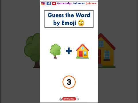 Guess the word by Emoji 🙄 #brainteasers #braintest #intelligencetest #iqtest #iq #shorts