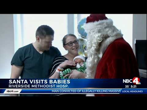 NBC4 and 10TV  Santa RMH Visit 2018