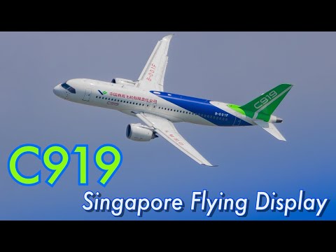 C919 Singapore: First COMAC C919 in Singapore