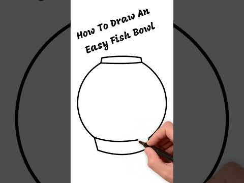 How To Draw An Easy Fish Bowl