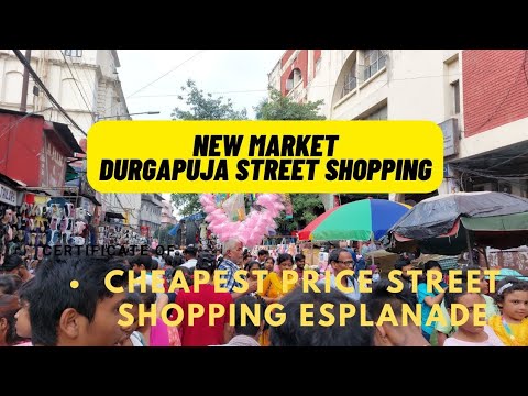 Durga Puja Shopping 2023 Kolkata/New Market Street Shopping/Clothes starting from 100/ParthoDeyVlogs