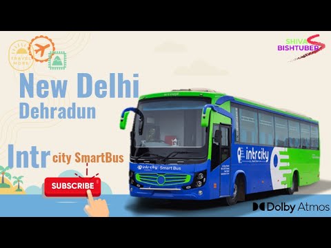 दिल्ली से देहरादून उत्तराखण्ड एग्जाम की लिए in #Intrcitybus #smart  in Chilled 🥶 5°c #trending