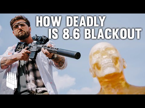 Testing the Lethality of 8.6 BLACKOUT - The Most violent Subsonic available