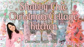 SHABBY CHIC CHRISTMAS COTTAGE DECOR | Vintage Decorating Ideas | 2024 Holiday Decorate with Me