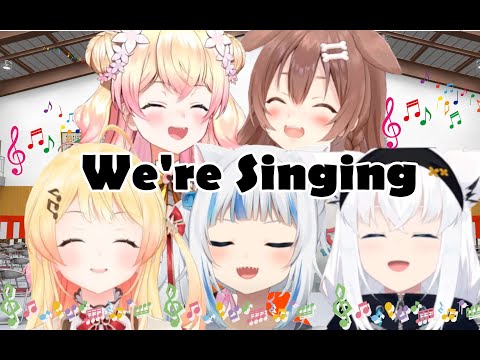 ホロメン即興ソング発表会【ENG sub】Hololive Impromptu song creator concert【Hololive clip reaction】