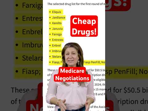 Medicare negotiated lower prices for major medications