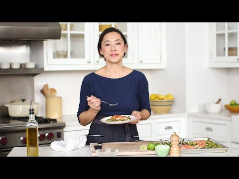 Wild Salmon with Edamame-Cauliflower Rice- Healthy Appetite with Shira Bocar