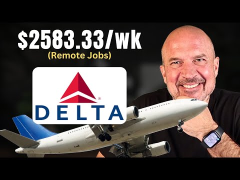 Delta Is Hiring! Plus New Remote Jobs And WFH Jobs (Paid Training)