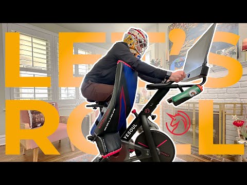 Best Peloton Alternative: YESOUL G1M PLUS bike | Hockey Goalie Aerobic Exercise Routine