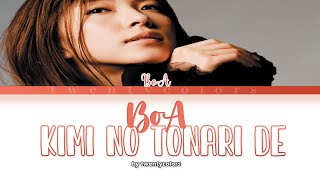 BoA (ボア) - Kimi no Tonari de (キミのとなりで) (Color Coded Lyrics Kan/Rom/Eng)